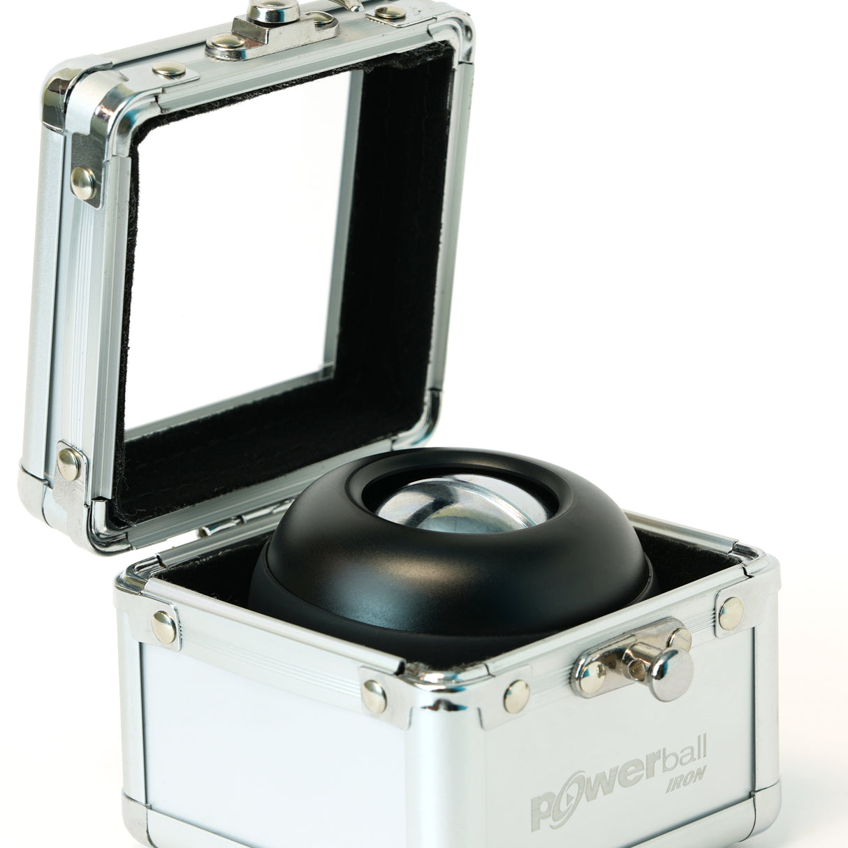 IRON Powerball forearm muscle builder with metal box