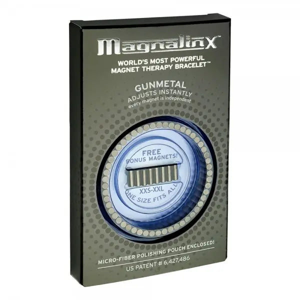 gunmetal magnalix bracelet muscle recovery package