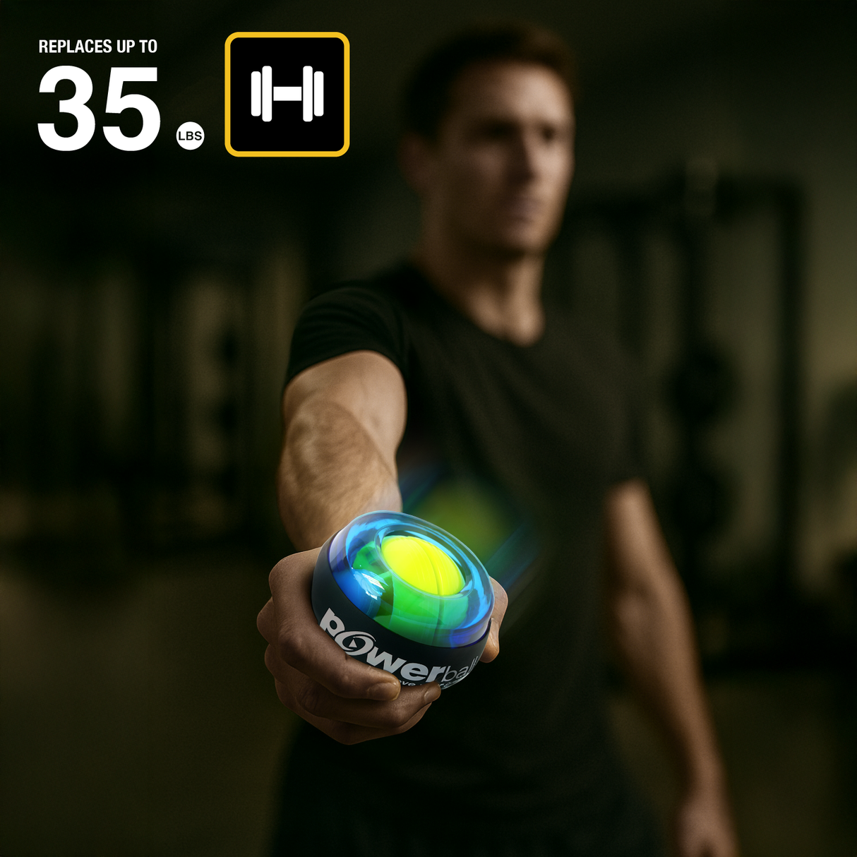 DFX Powerball Hand Grip Strengthener Replace 35 LBS of Free Weights