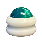 green massage power roller for muscle aches