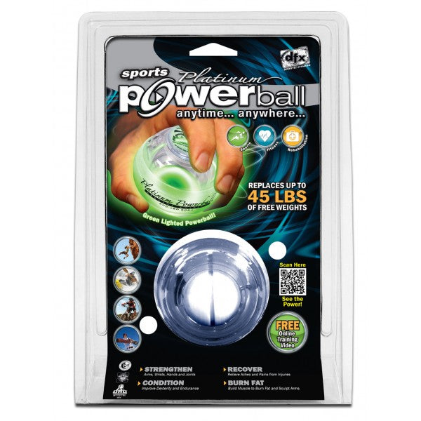 Lighted Powerball Gyro Trainer Platinum Edition